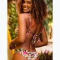 ROXY Stampato Beach Classics Bralette costume top antracite palma canzone s 8