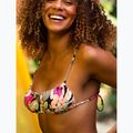 ROXY Stampato Beach Classics Bralette costume top antracite palma canzone s 9