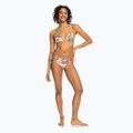 ROXY Stampato Beach Classics Tiki Tri costume top antracite palma canzone s 3