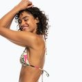 ROXY Stampato Beach Classics Tiki Tri costume top antracite palma canzone s 4