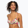 ROXY Stampato Beach Classics Wrap top costume da bagno antracite palm song s 2