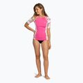 Maglietta da bagno ROXY Lycra donna stampata bianca happy tropical 2