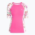 Maglietta da bagno ROXY Lycra donna stampata bianca happy tropical 5