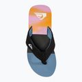 Infradito Quiksilver Molokai Layback II da uomo blu / blu / arancione 5