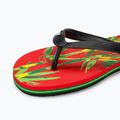 Infradito Quiksilver Molokai Art II nero/rosso/nero da uomo 7