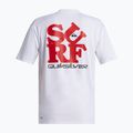 Maglietta da bagno Quiksilver Everyday Surf Tee bianco/nero da uomo 5