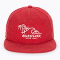 Cappello da baseball rosso ad alto rischio Quiksilver Cord Stretcher da uomo 2