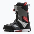 Scarponi da snowboard da uomo DC Phantom nero/grigio/rosso 3