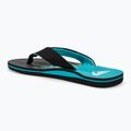 Quiksilver Molokai Layback II infradito da uomo blu / nero / blu 3