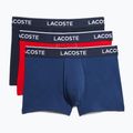 Lacoste boxer 5H3389 W64 3 paia blu navy/rosso metilene 11