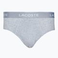 Slip Lacoste uomo 8H3472 3 paia nero/bianco/argento chine 3