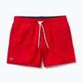 Pantaloncini da bagno Lacoste da uomo MH6270 rosso/blu scuro