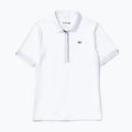 Polo Lacoste donna PF5179 bianco/blu scuro