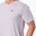 Maglietta Lacoste uomo TH7618 argento chine 5