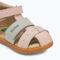 Sandali per bambini Kickers Kick Bazar rosa chiaro/multicolore 7