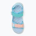 Sandali per bambini Kickers Kickjune blu/rosa corallo/verde 5