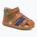 Sandali per bambini Kickers Kick Pod camel/navy
