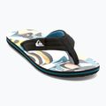 Quiksilver Molokai Layback II infradito uomo bianco / nero / blu 8