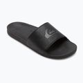 Quiksilver uomo Rivi Nubuck Slide Ciabatte nero 1