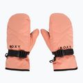 Guanti da snowboard per bambini ROXY Roxy Jetty Girl Solid Mitt rosa pesca 3