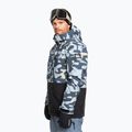 Giacca da snowboard Quiksilver Mission Printed Block camo ice flow da uomo 3