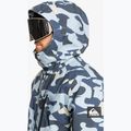 Giacca da snowboard Quiksilver Mission Printed Block camo ice flow da uomo 5