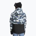 Giacca da snowboard Quiksilver Mission Printed Block camo ice flow da bambino 3