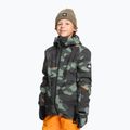 Giacca da snowboard Quiksilver Mission Printed puzzle camo sea spray da bambino 3