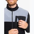 Felpa da snowboard Quiksilver Aker Full Zip da uomo nero vero 5