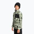 Quiksilver felpa con cappuccio da snowboard per bambini Aker Half Zip Fleece shadow checks desert sage 4