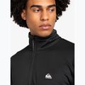 Felpa da snowboard Quiksilver Steep Point Half Zip Fleece da uomo nero vero 5
