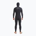 Billabong Uomo 5/4mm Furnace Natural Chest Zip Hooded Swim Foam Nero 3