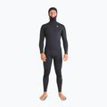 Billabong Uomo 5/4mm Absolute Natural Chest Zip Hooded Swim Foam Nero 2