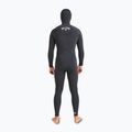 Billabong Uomo 5/4mm Absolute Natural Chest Zip Hooded Swim Foam Nero 4