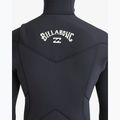 Billabong Uomo 5/4mm Absolute Natural Chest Zip Hooded Swim Foam Nero 7