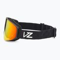 VonZipper Encore nero satinato/fuoco di bosco cromato occhiali da snowboard 4