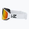 VonZipper Encore bianco/wildlife fire chrome occhiali da snowboard 4