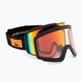 Maschile Quiksilver Storm MG occhiali da snowboard nero/clux ml rosso