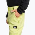 Pantaloni da snowboard Quiksilver Estate verde sedano da bambino 5