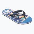 Quiksilver Molokai Art 25 Youth infradito infuocato blu coronet tropicamo
