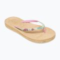 ROXY South Beach III infradito da donna verde/rosa
