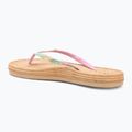 ROXY South Beach III infradito da donna verde/rosa 3