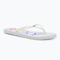 ROXY Sandy III infradito donna bianco/arcobaleno monogramma