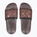 Infradito donna ROXY Slippy IV marrone combinato 2