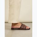 Infradito donna ROXY Slippy IV marrone combinato 5