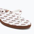 ROXY Portofino III infradito donna dc marrone chiaro/bianco 7