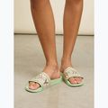 Infradito da donna ROXY Slippy II a righe verdi 7
