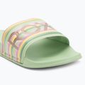 Infradito da donna ROXY Slippy II a righe verdi 7