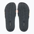 Infradito ROXY Slippy II da donna, stampa nero/verde 3