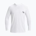 Maglia a maniche lunghe da nuoto uomo Quiksilver DNA Bubble Logo white